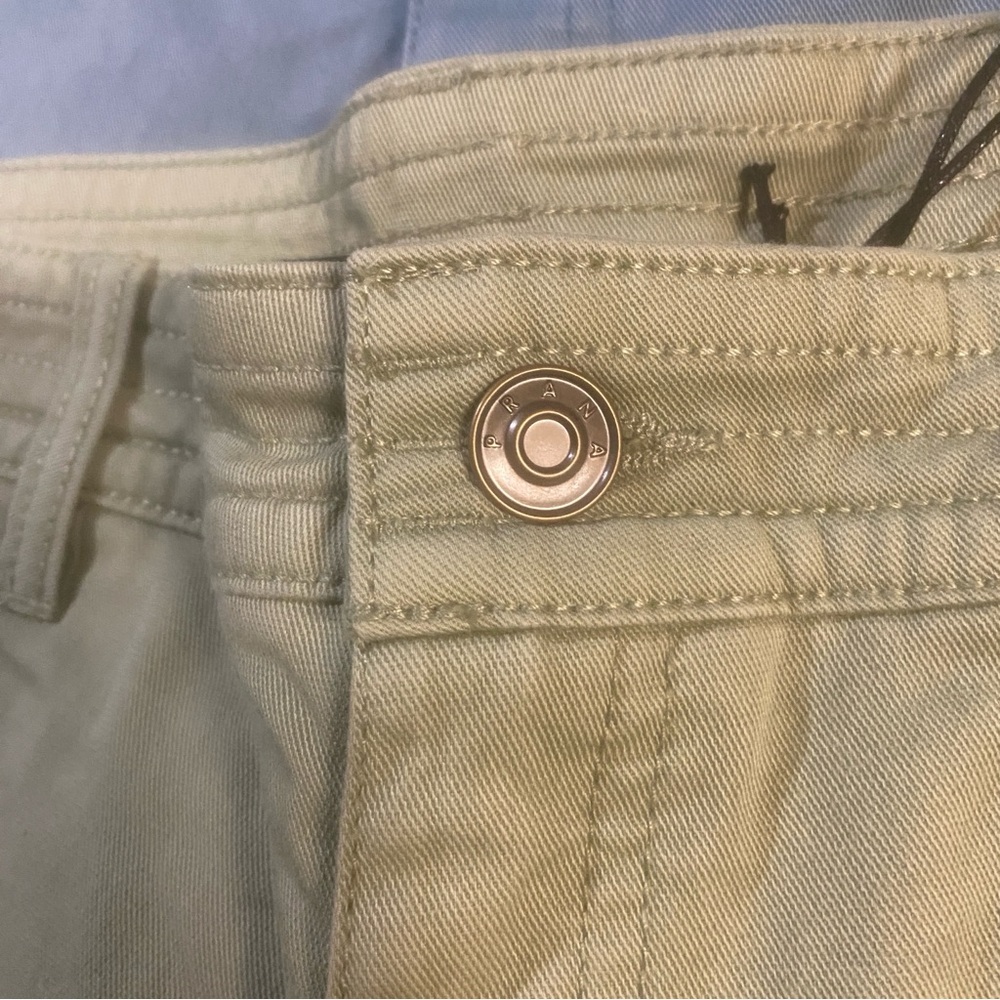 Prana Sancho Short Women’s Size 12 Organic Cotton Fair Trade Outdoor 2pc - Picture 2 of 9